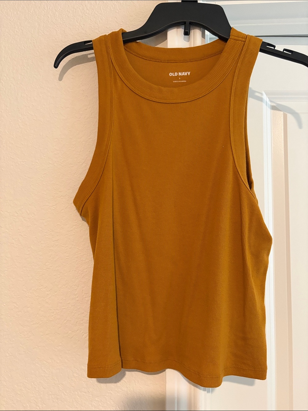 Old Navy Ribbed Tank Top - Mustard Gold
